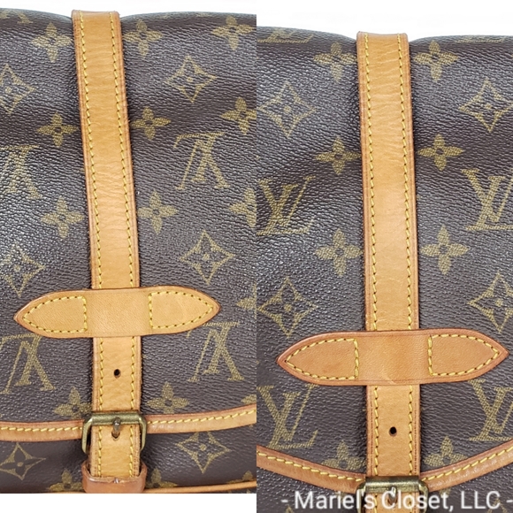 Authentic Louis Vuitton Saumur 30 Crossbody Bag #2583M - Picture 9 of 9